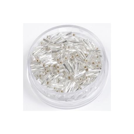 Palčke 6mm zvite srebrne 17g.