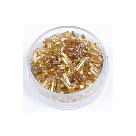 Palčke 6mm zvite zlate 17g.