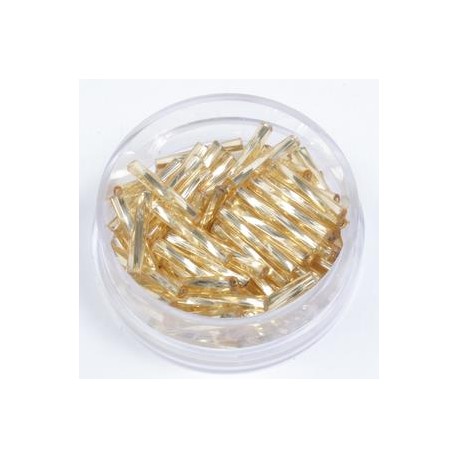 Palčke 6mm zvite zlate 17g.