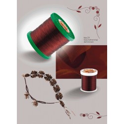 Barvasta žica Temno rjava 0,3mm, 50m