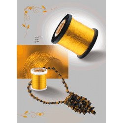 Barvasta žica Zlata 0,3mm, 50m