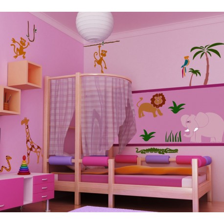 Šablona XL Živali Savana širina 140 x viš
