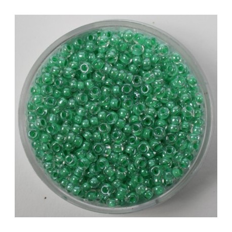 Perle 2,6mm barvna sredica Zelena, 17g