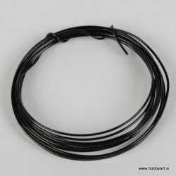 Barvasta žica Črna 1,0mm, 4m