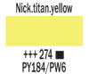  Amsterdam akril 120ml, 274 Nick. titan. yellow (art. 17092742)