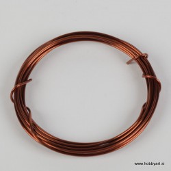 Barvasta žica Rjava 1,0mm, 4m
