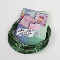 Aluminijasta žica 2mm x 5m, Temno zelena