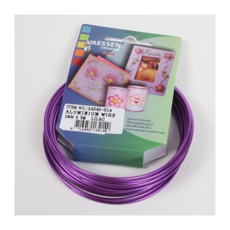 Aluminijasta žica 2mm x 5m, Lila