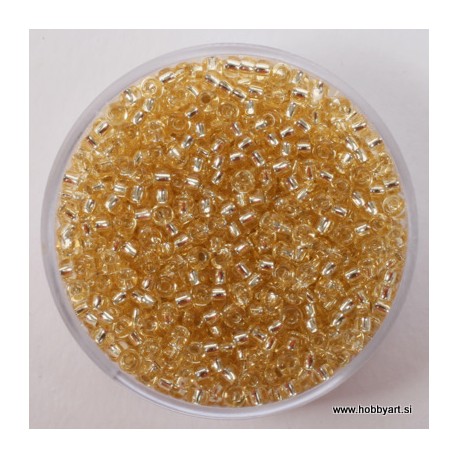 Miyuki perle 2,2mm, Sr. sredica Zlate 12g.