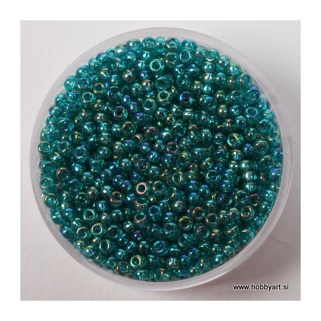 Miyuki perle 2,2mm, Mat modri Zirkon 12g.