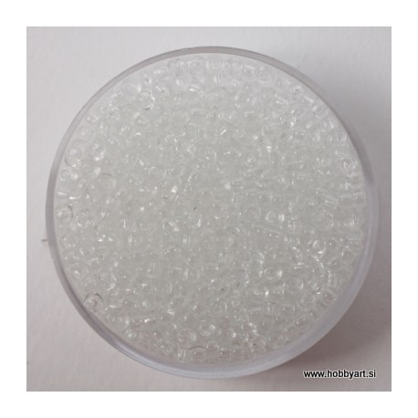 Miyuki perle 2,2mm, Kristalne 12g.