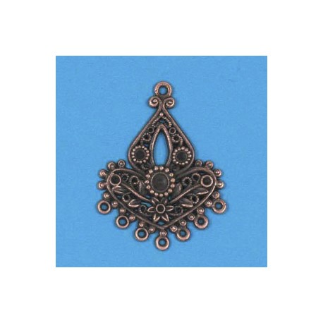 Kovinski ornamenti set 3, bakrene b.