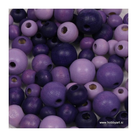 okrogle vijolične 4-9mm, 25g.