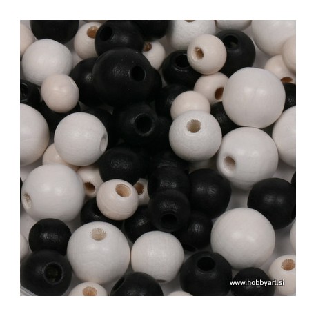 okrogle črne 4-9mm, 25g.