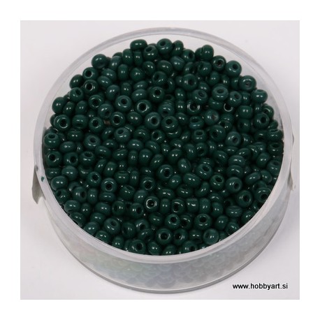 neprosojne temno zelene 2,6mm, 17g.