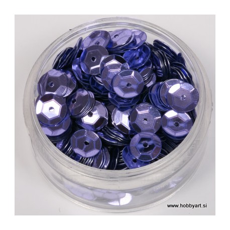 Bleščice za šivanje 6mm 6g, Lila