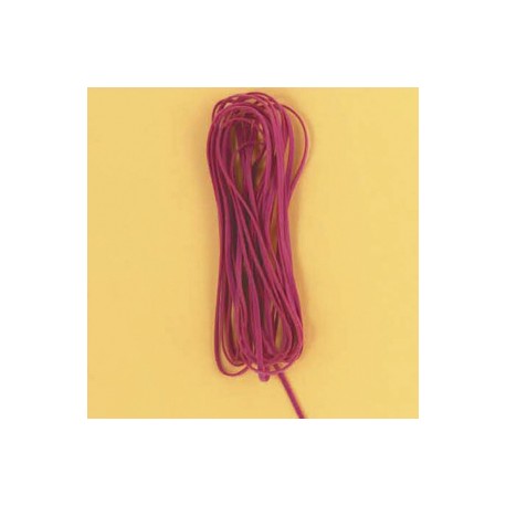 Velur vrvica 3mm x 5m, t. roza
