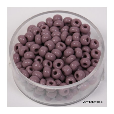 Perle neprosojne flieder 4,5mm, 17g.