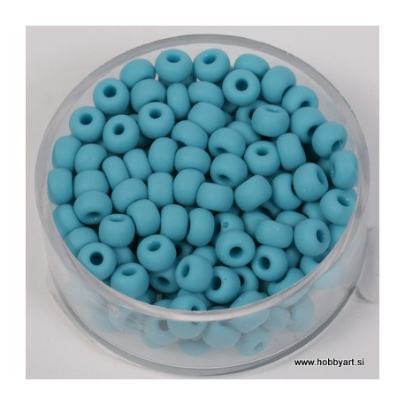 Perle mat Tem turkizne 4,5mm, 17g.