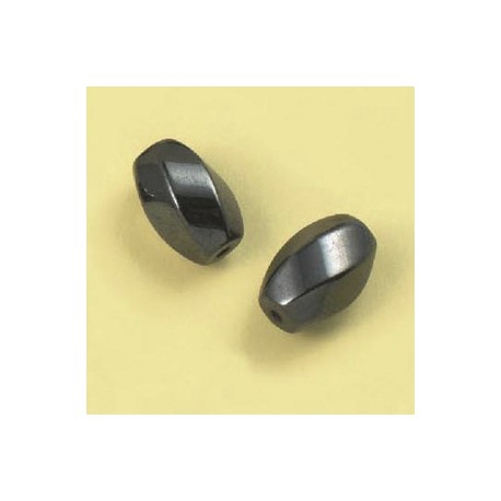 Magnetne perle, hematit b. 8 x 12mm, set 4