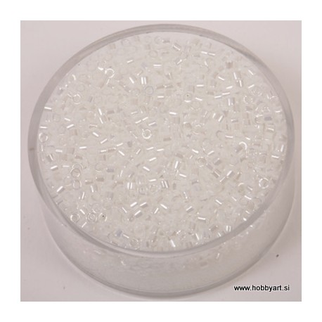 Delica perle 2mm, Biserno bele 9g.