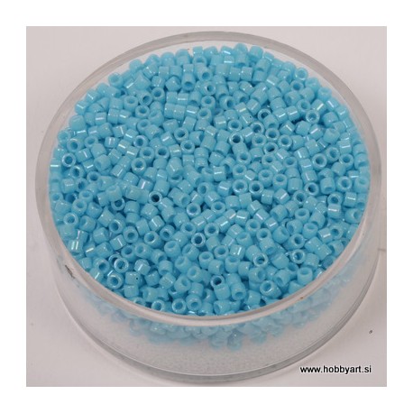 Delica perle 2mm, Opal sv. modre 9g.