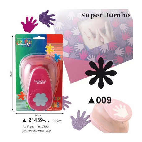 Luknjač super Jumbo Marjetke 75mm
