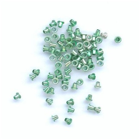 Zakovice 1,1mm, Zelene, 75 kosov