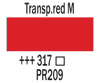  Amsterdam akril 120ml, 317 Transparent red medium (art. 17093172)