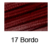  Kosmate žičke 50cm, Bordo 10 kosov (art. 744-17)