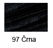  Kosmate žičke 50cm, Črna 10 kosov (art. 744-97)