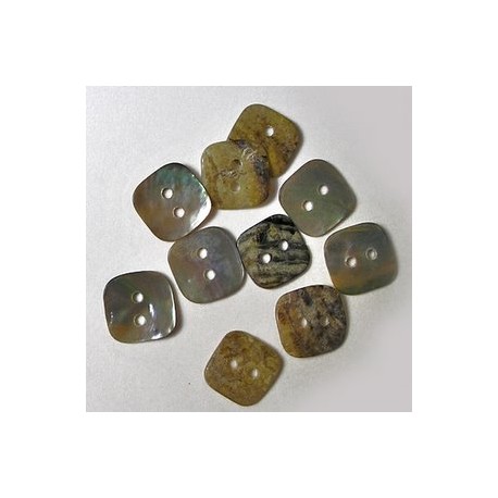 Gumbi naravni 12 x 12mm, set 20