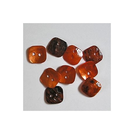 Gumbi oranžni 12 x 12mm, set 20