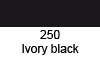  Pastelne barvica 250 Black (art. CR472 50)