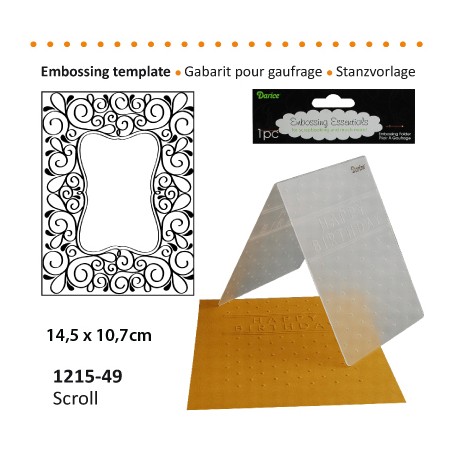 Embossing plošča Okvir 10,8 x 14,5cm