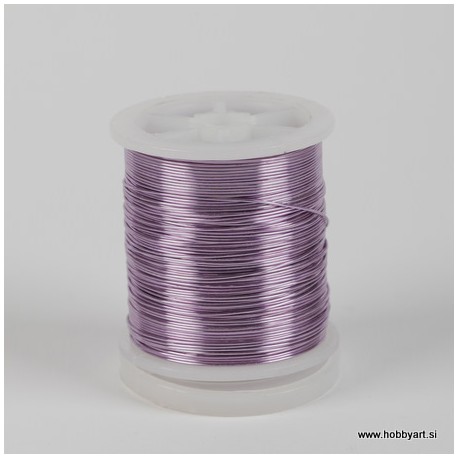 Barvasta žica Lavanda 0,5mm, 20m