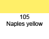  Karmina umetniške barvice, 105 naples yellow (art. CR271 05)