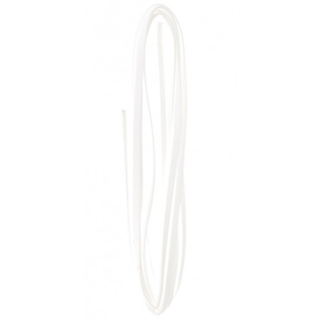 Velur vrvica 5mm, Bela, 2m
