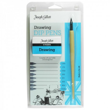 Joseph Gillott Drawing pens komplet