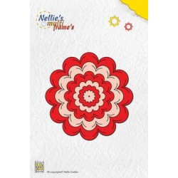Nellies noži okvirji Roža 1