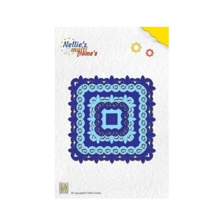 Nellies noži okvirji Kvadrat lilije