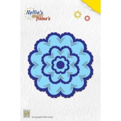 Nellies noži okvirji Roža 2