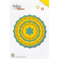 Nellies noži okvirji Roža 3