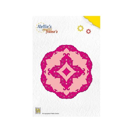 Nellies noži okvirji Okrogli listi