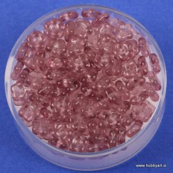 Steklene perle rože 5mm, Amnetist, 100 kosov