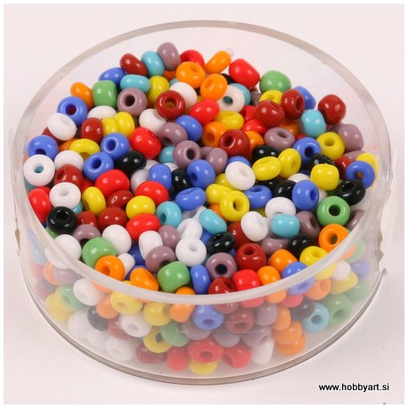 Perle Rocailles 3,5mm Mešane, 17g