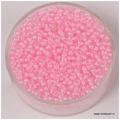 Miyuki perle 2,2mm, barvna sr. Pink 12g.