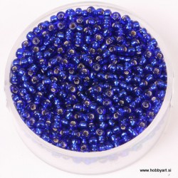 Miyuki perle 2,2mm, srebrna sr. Saphir 12g.