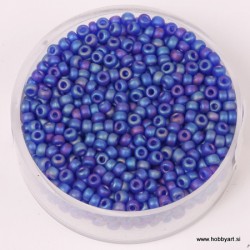 Miyuki perle 2,2mm, Mavrično modre 12g.