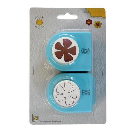 Nellies Luknjač + embossing Roža 2, Jumbo